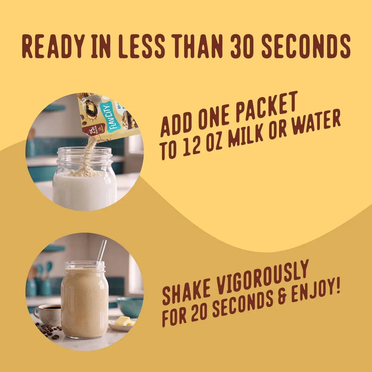 FlavCity Protein Smoothie 3 Flavors