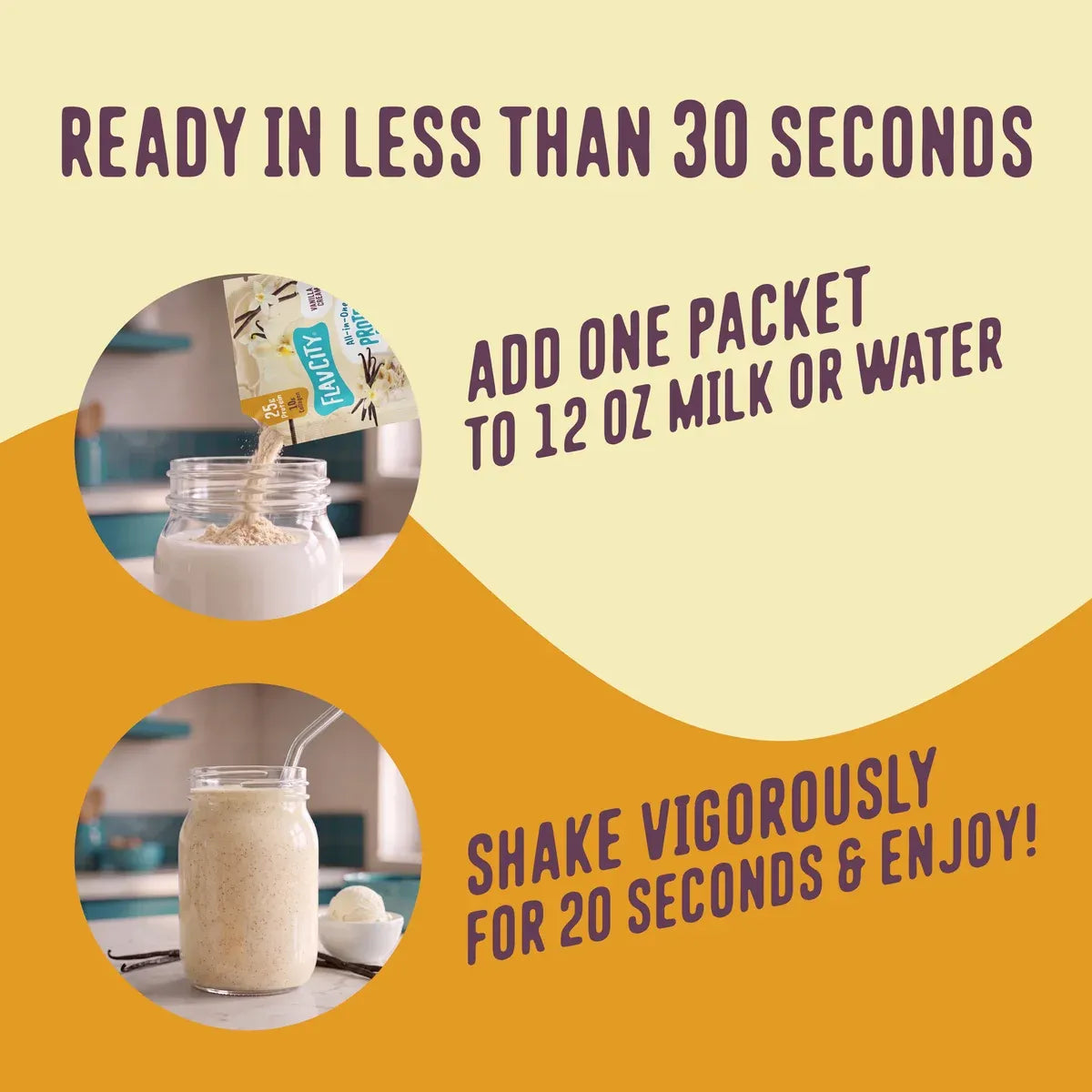 FlavCity Protein Smoothie 3 Flavors