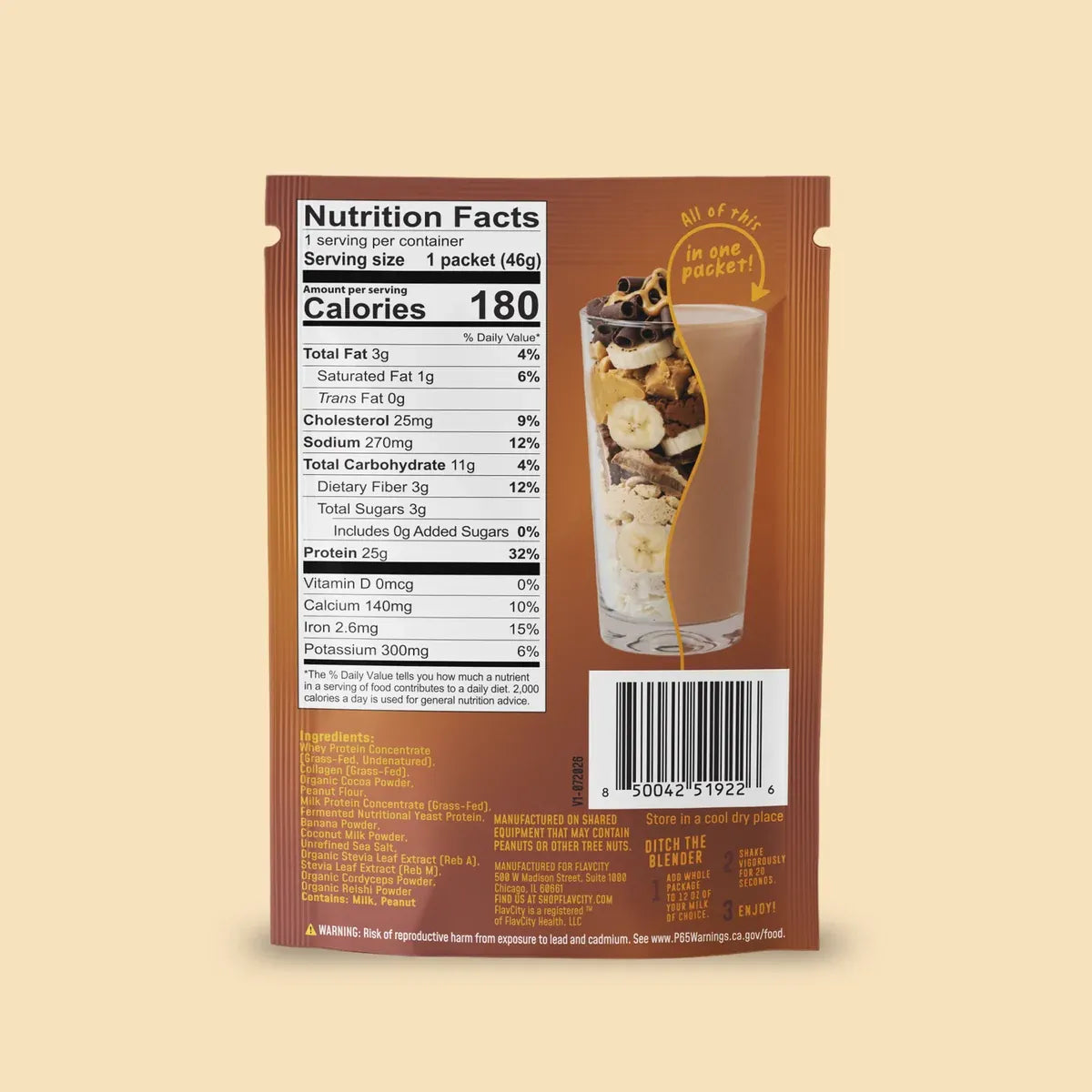 FlavCity Protein Smoothie 3 Flavors